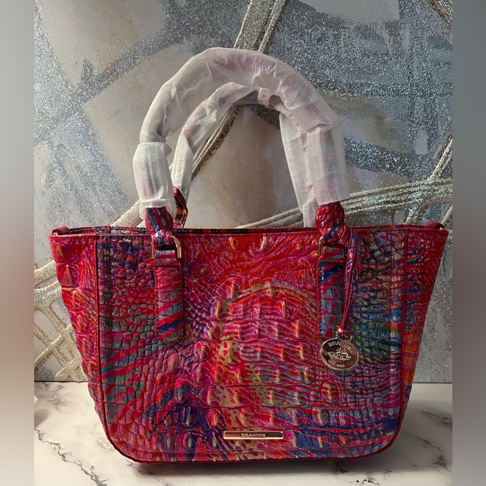 New w Tags. Brahmin Small Ashlee in Rainbow Fish
